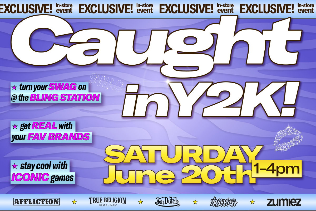 Join our Y2K Themed event, Caught in Y2K! Play games, win prizes, and make some friends