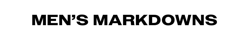 Men's Markdowns