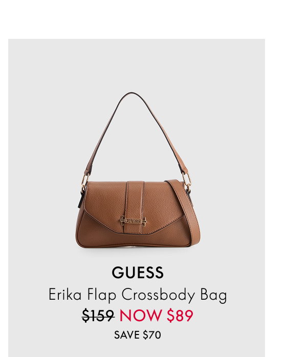 GUESS Erika Flap Crossbody Bag