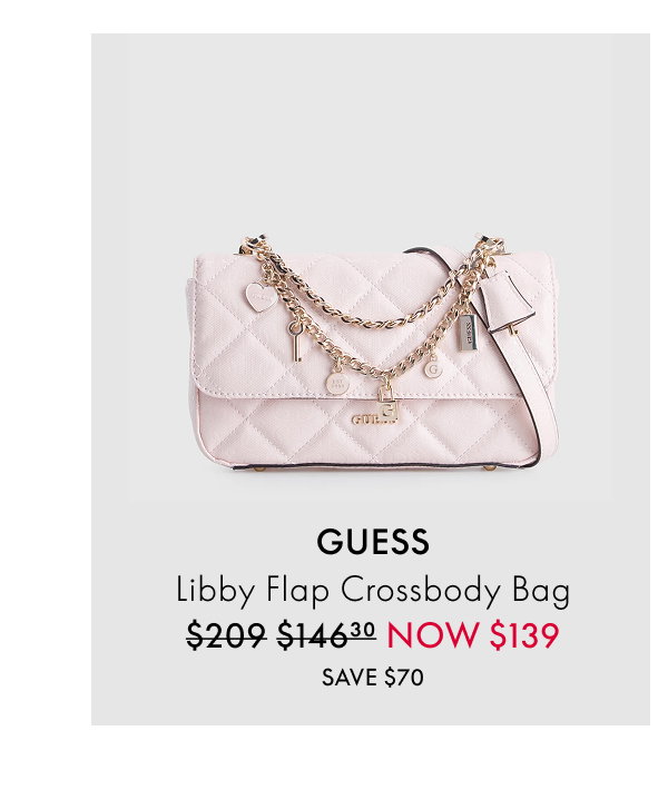 GUESS Libby Flap Crossbody Bag