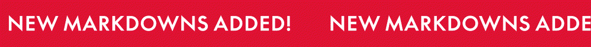 New Markdowns Added!
