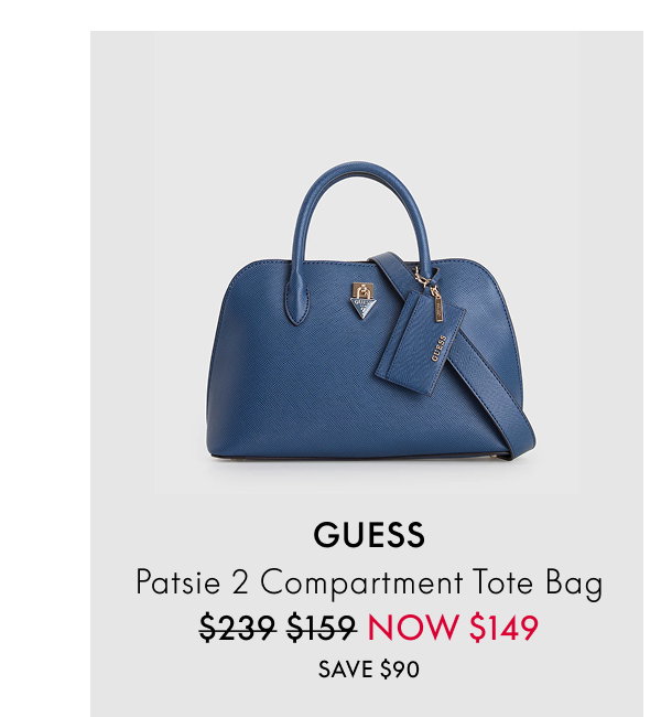 GUESS Patsie 2 Compartment Tote Bag