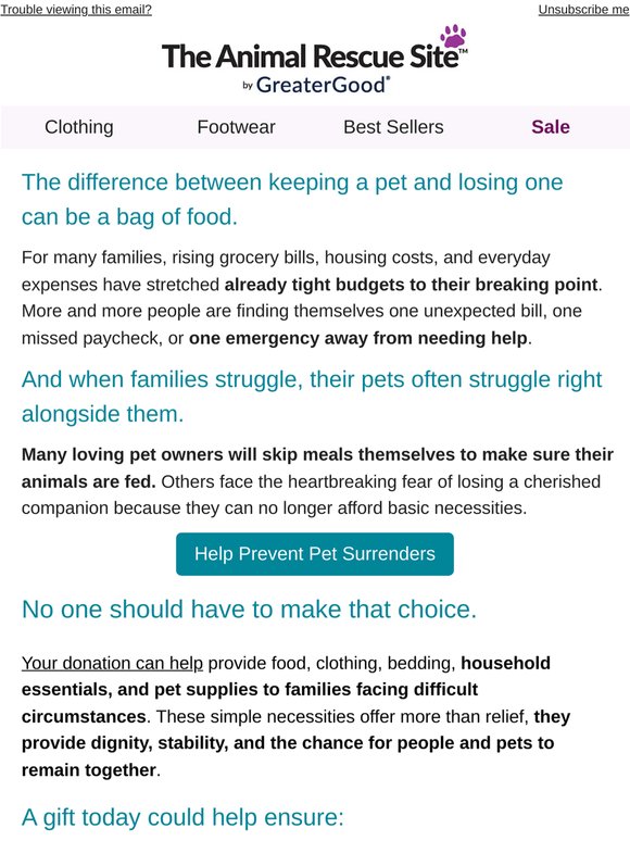 Help Families Stay Strong and Pets Stay Home❤���