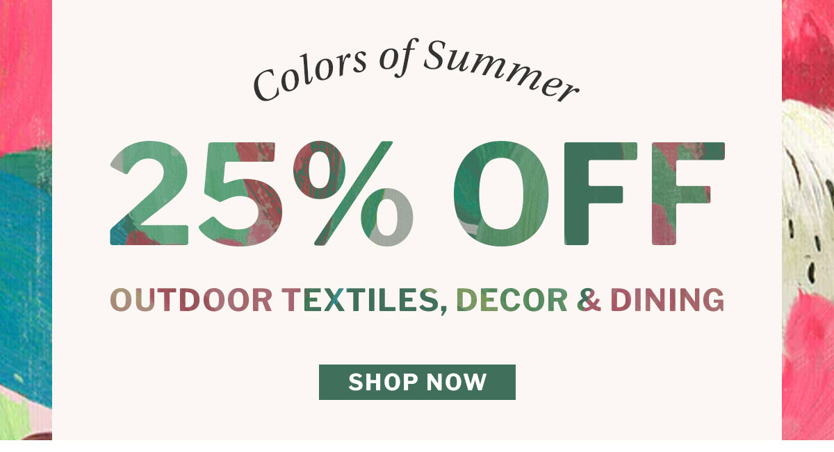 colors of summer 25% off