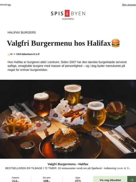 HALIFAX er tilbage - kun i 72 timer 🍔