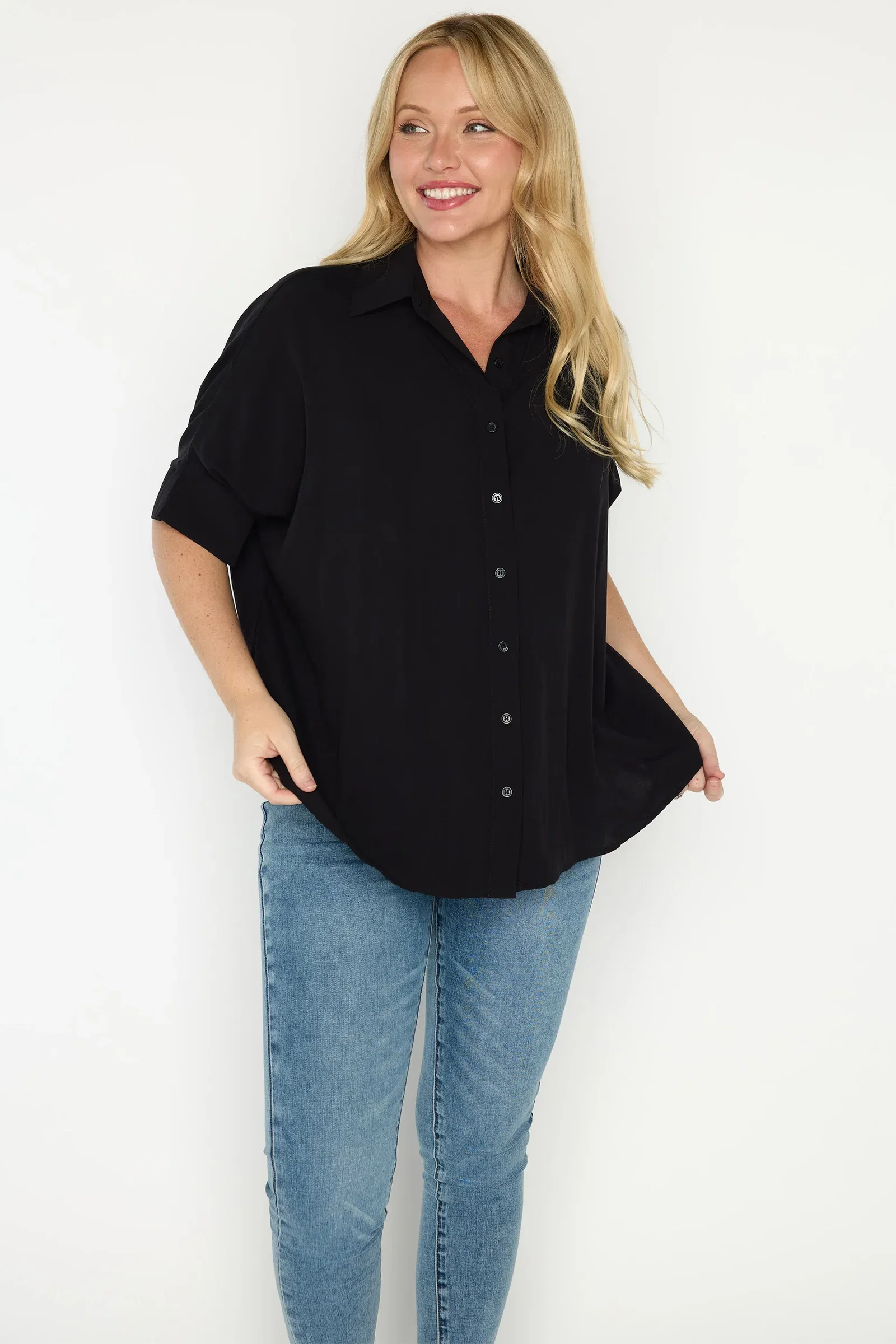Image of Simone Black Shirt