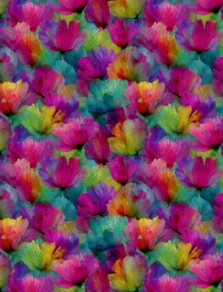 Studio Viscose Challis Fabric Multicoloured