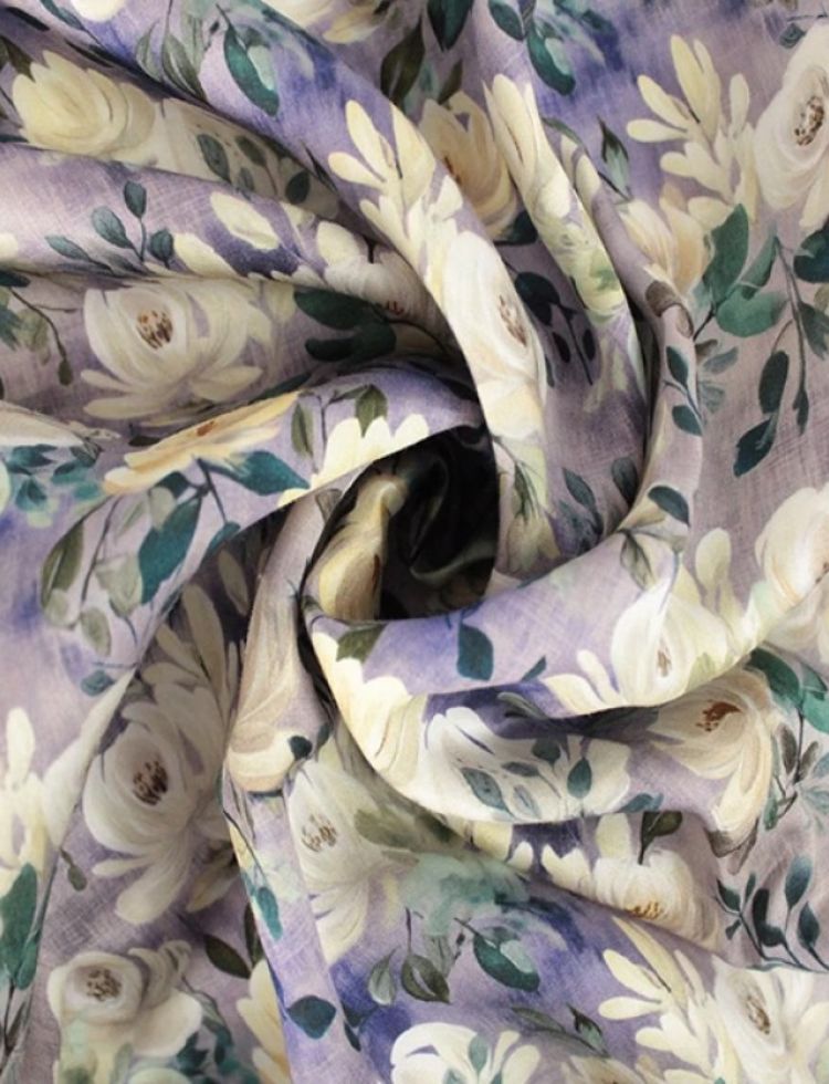 Studio Lyocell Challis Fabric Purple