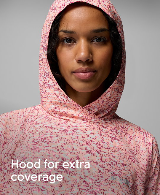 Hood for extra coverage.