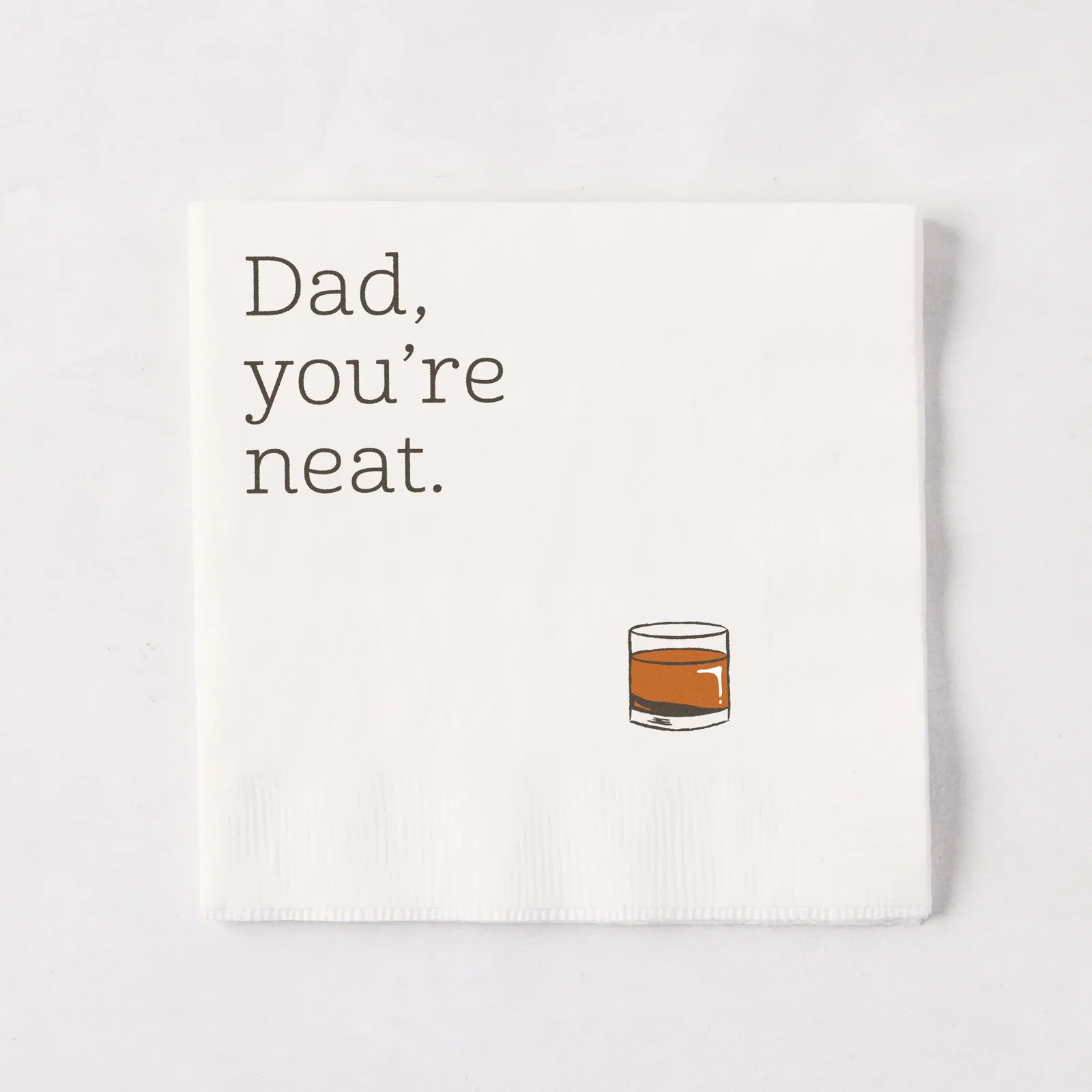 Image of "Dad You're Neat" Cocktail Napkins, Set of 50