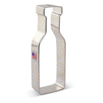 Image of Ann Clark Wine Bottle Cookie Cutter
