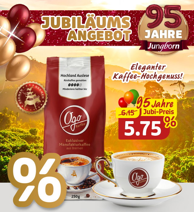 Ogo Hochland Auslese – eleganter Kaffeegenuss zum Vorteilspreis