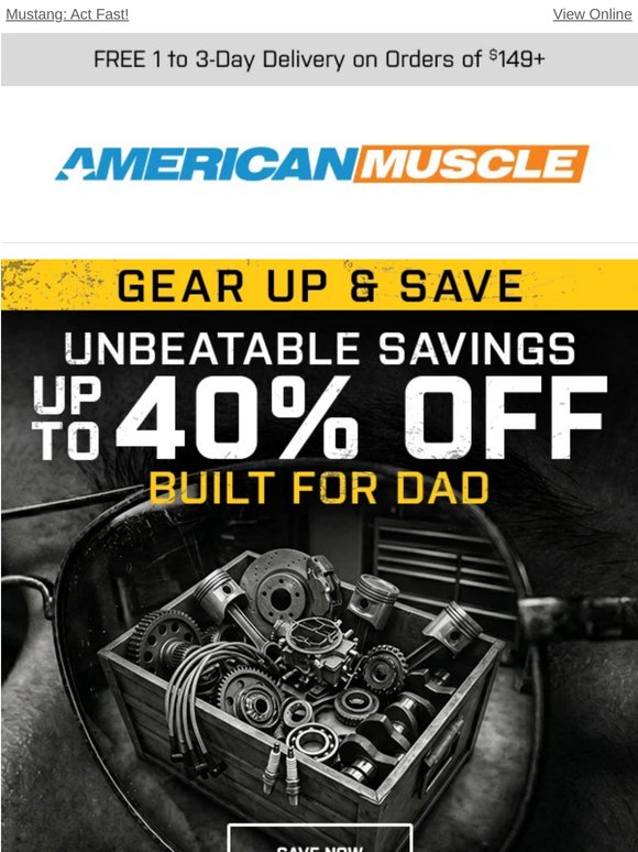 Mustang Father’s Day Sale! Final Days