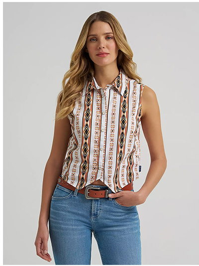 Women's Checotah® Print Shirt Vest