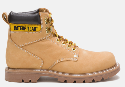 CAT Footwear - Men's Second Shift Work Boot - Honey colorway.