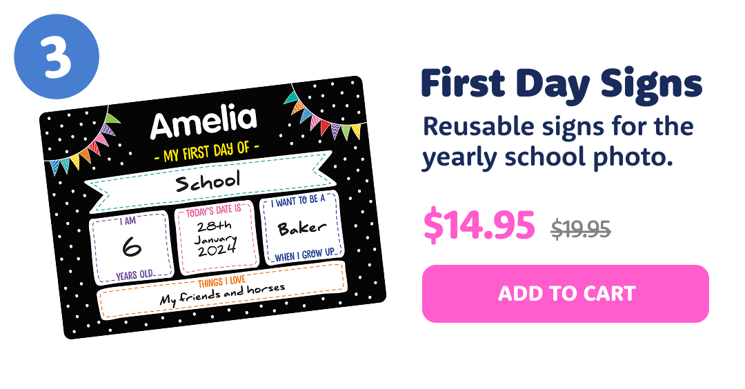 Shop First Day Signs >