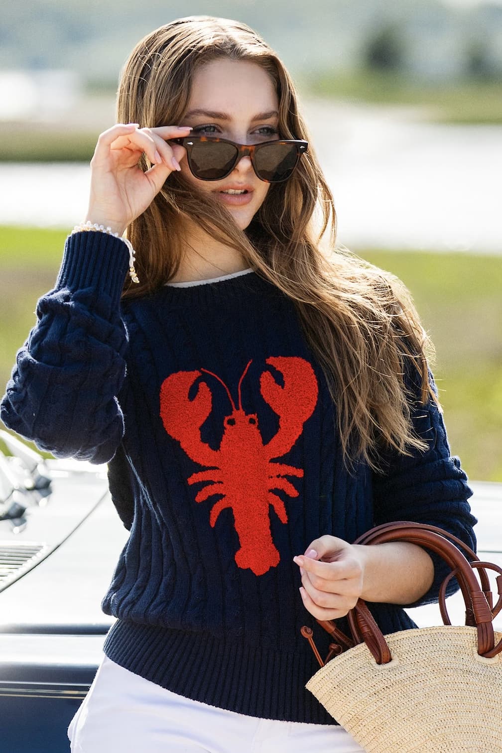  New England Lobster Sweater