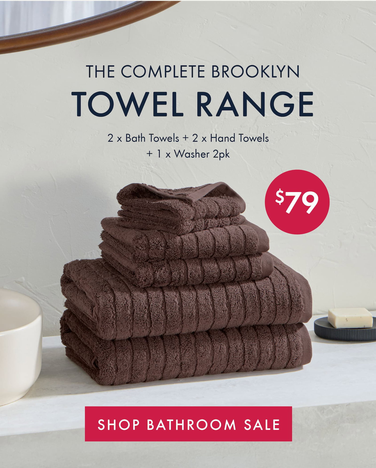 Brooklyn Cotton Towel Range
