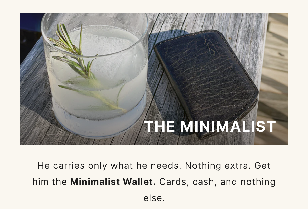 Shop Now - Minimalist Wallet