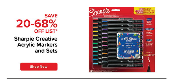 Sharpie Creative Acrylic Markers and Sets