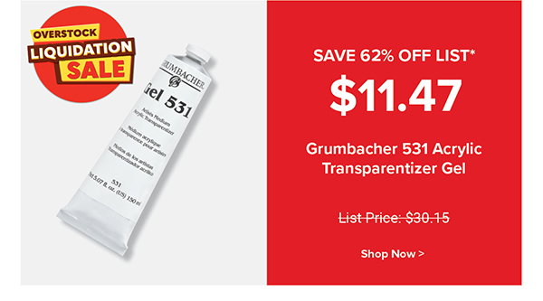 Grumbacher 531 Acrylic Transparentizer Gel
