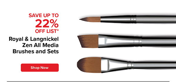 Royal & Langnickel Zen All Media Brushes and Sets