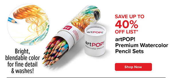 artPOP! Premium Watercolor Pencil Sets