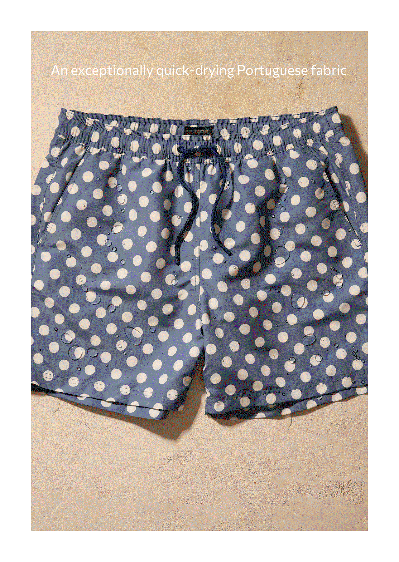 5" Navy Montauk Swim Trunk