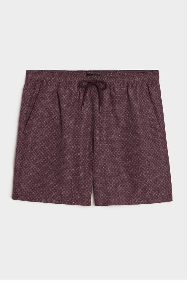 5" Merlot Montauk Swim Trunk