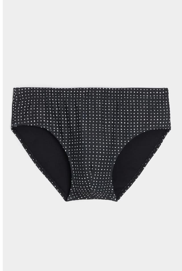 Microdot Black Mykonos Swim Brief