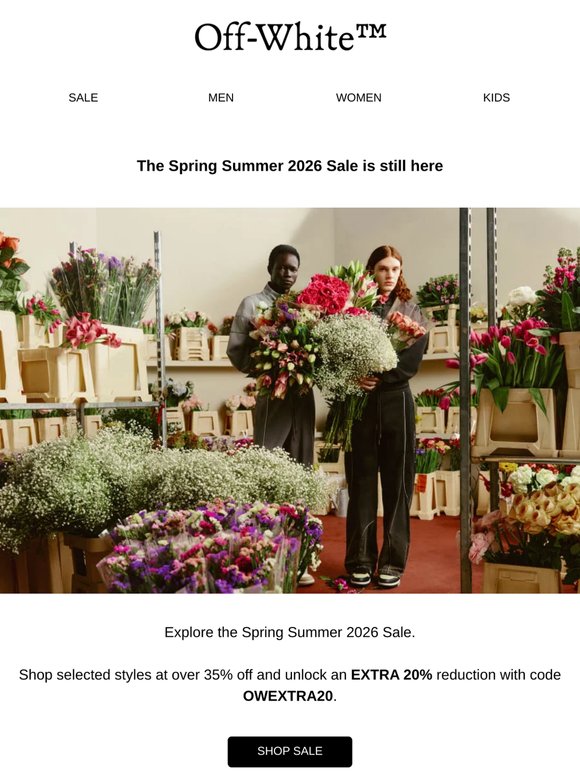 Extra 20% Off on top of Sale