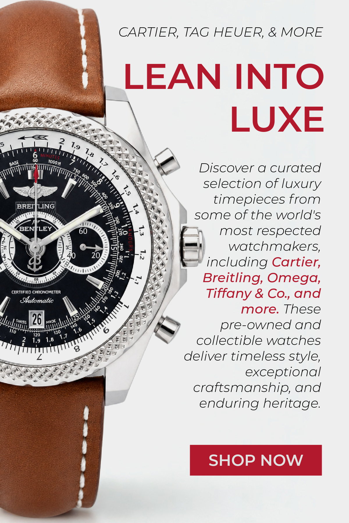 Luxe Watches For Him & Her