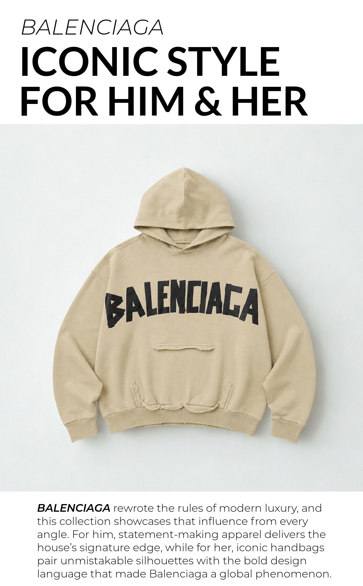 Balenciaga Men's Apparel
