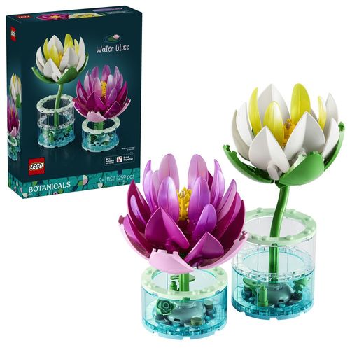 LEGO Botanicals Water Lilies Flower Building Set 11511