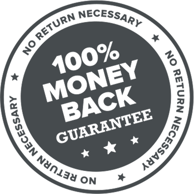 100% money-back guarantee