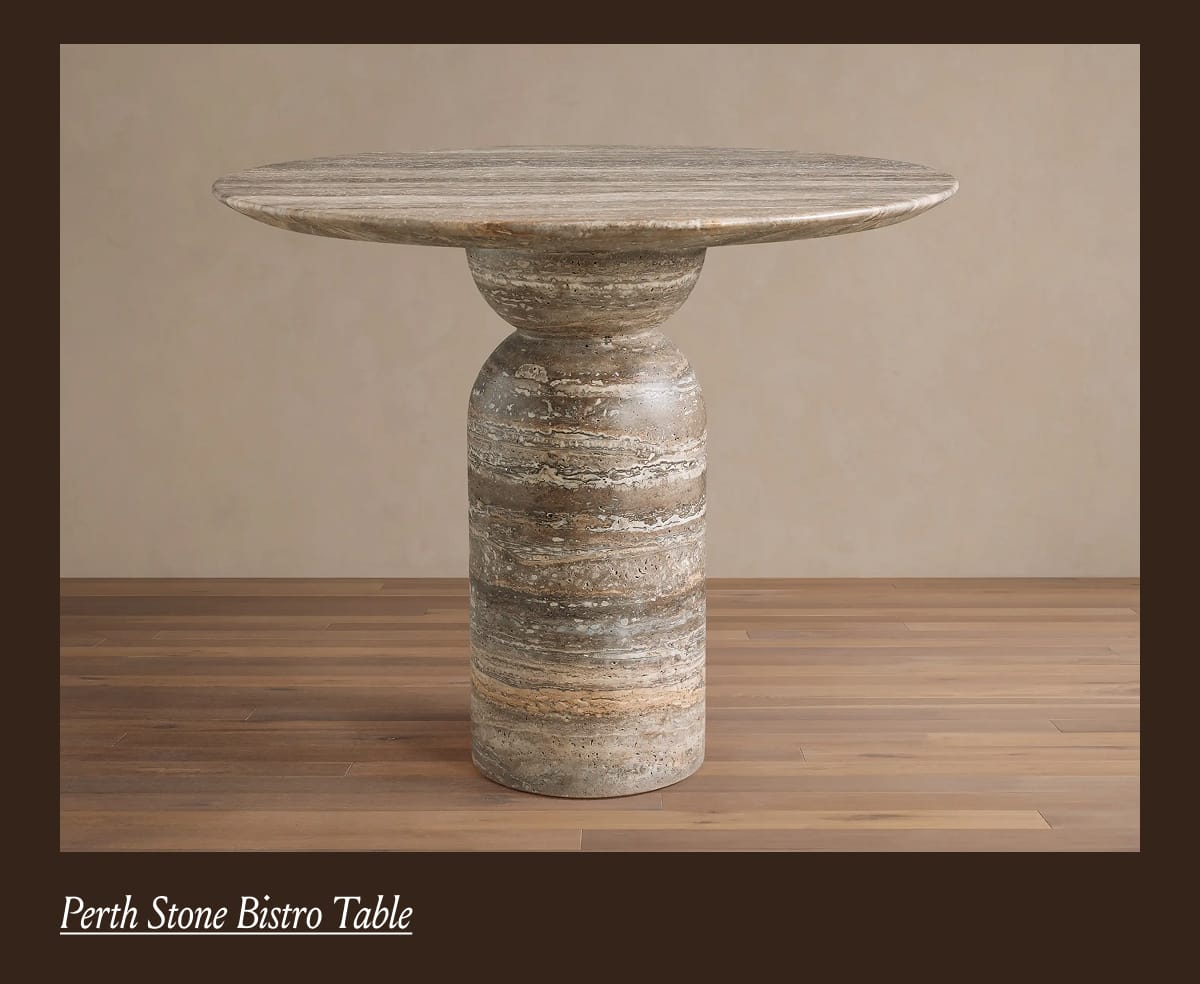 Perth Stone Bistro Table