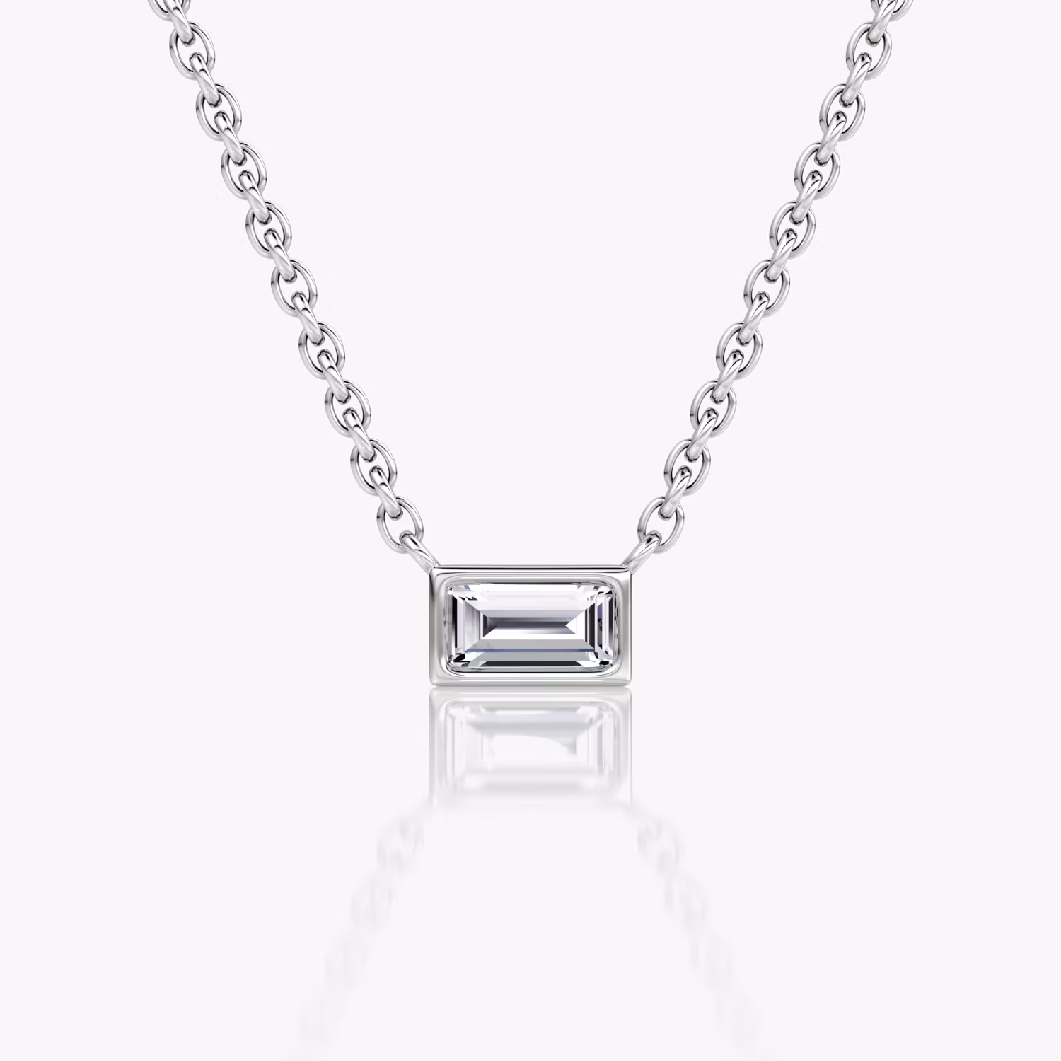 VRAI Bezel Solitaire Necklace