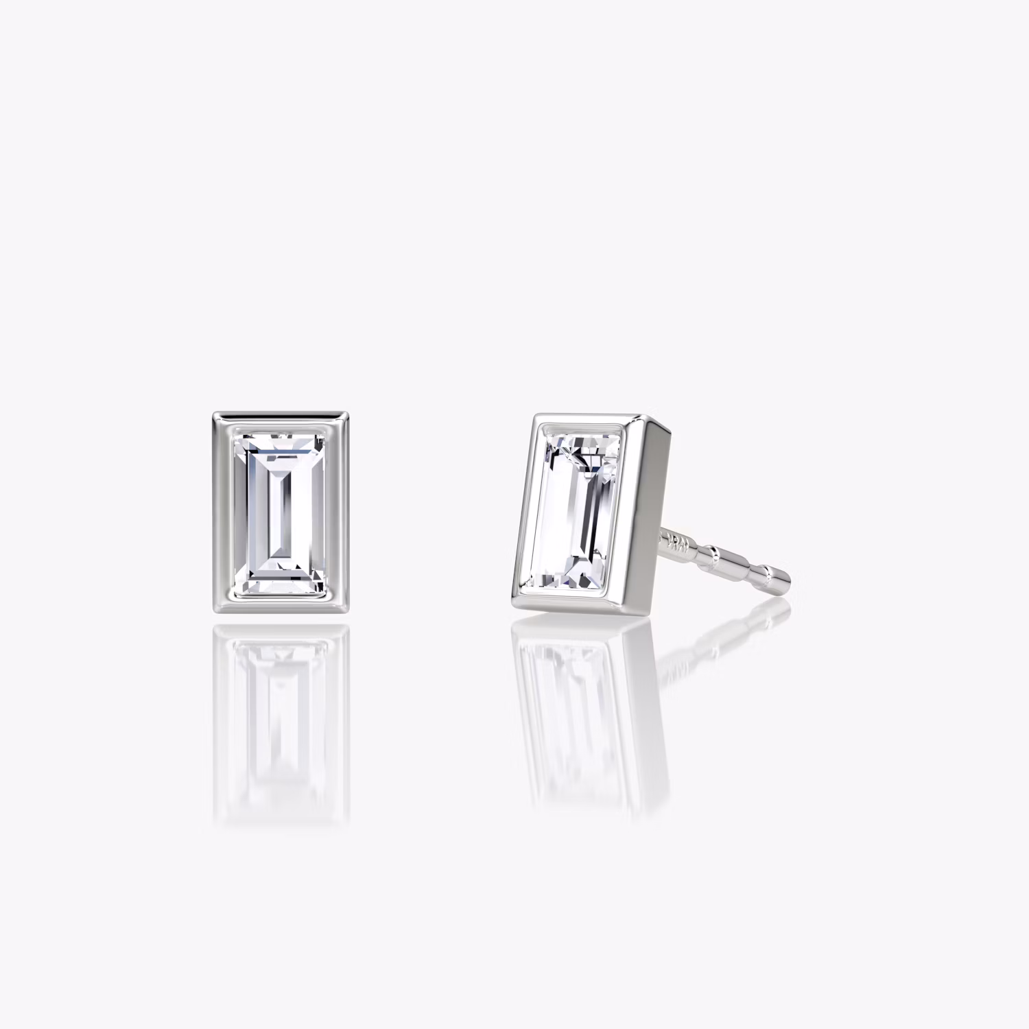 Bezel Solitaire Stud