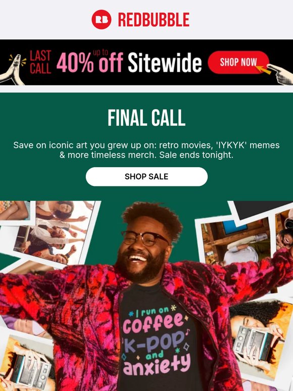 Final Hours: Up to 40% Off ends tonight ❗