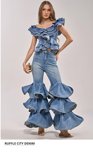 RUFFLE CITY DENIM