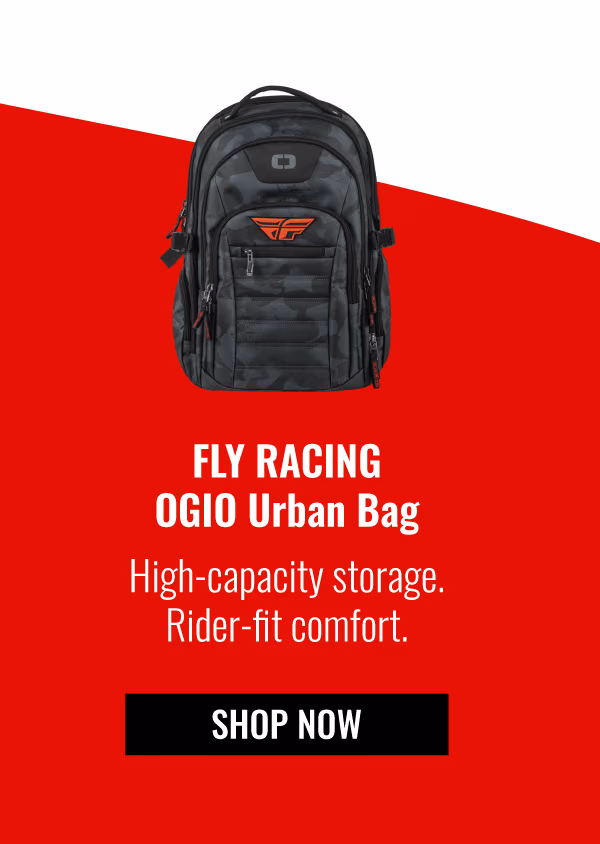 Fly Racing Ogio Urban Bag | High-capacity storage. Rider-fit comfort | SHOP NOW.