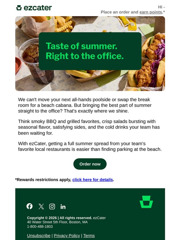The best part of summer? The food.