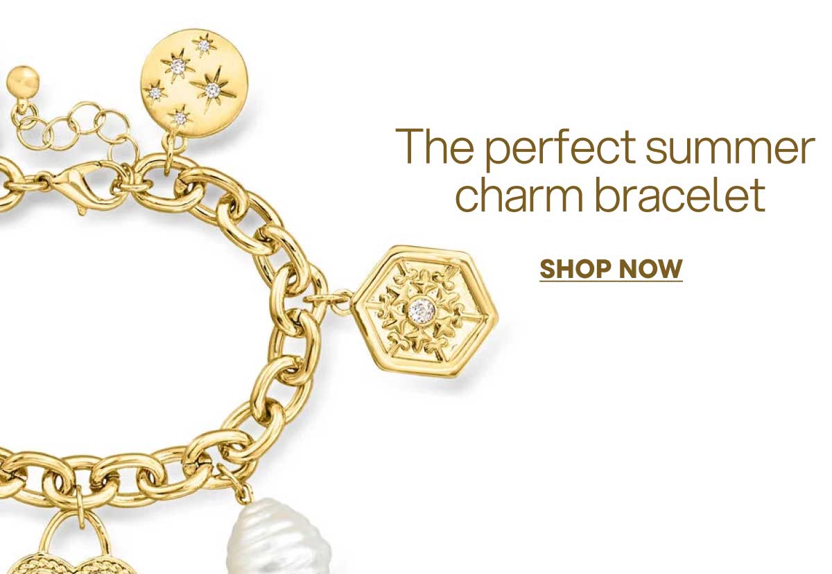 The Perfect Summer Charm Bracelet. Shop Now
