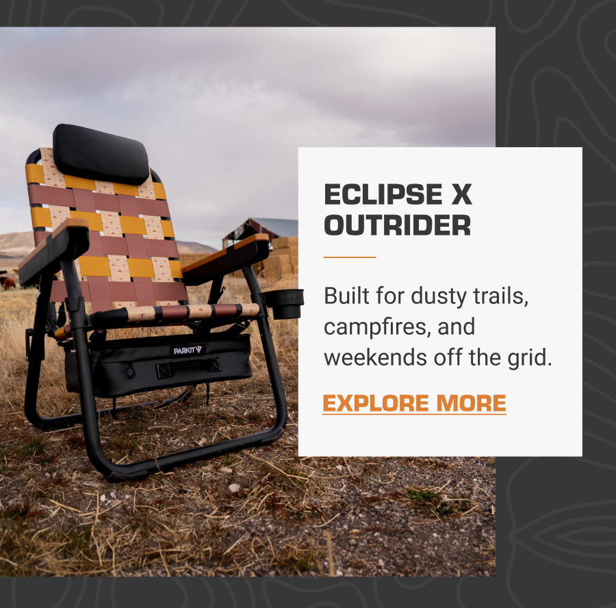Eclipse x Outrider  Built for dusty trails, campfires, and weekends off the grid.