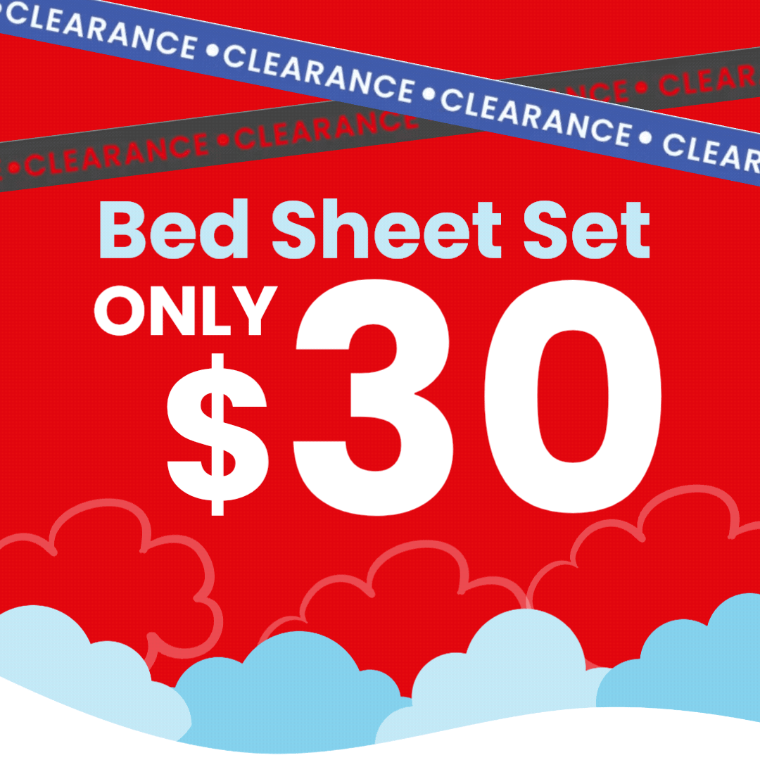 Clearance Bed Sheet Set for $39