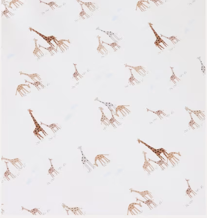 goldie giraffe crib sheet