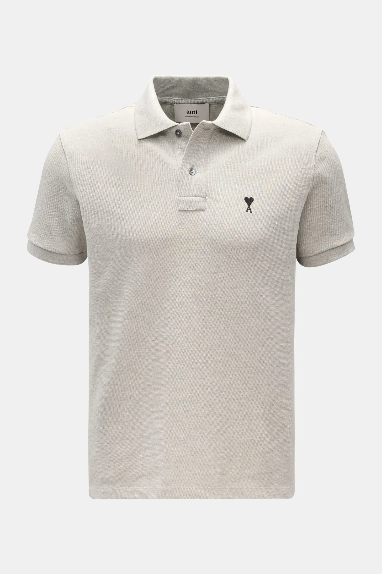 Poloshirt grau meliert