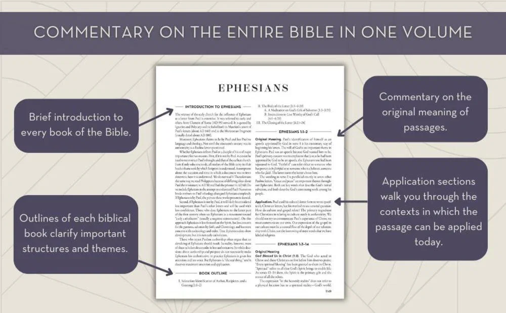 The NIV Application Commentary on the Bible: One-Volume Edition