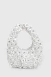 Daniela Floral Sequin Shoulder Bag