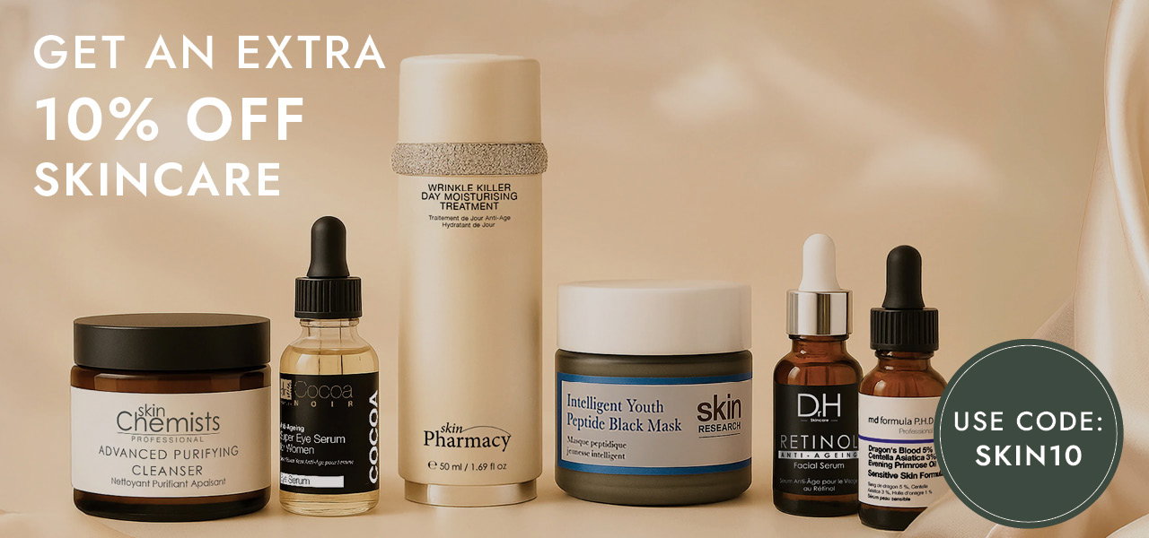 Extra 10% Off! Our SkinChemists Favourites